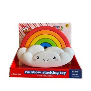 NEW Play Right Rainbow Stacking Cloud Toy Educational